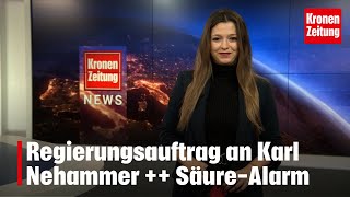 Regierungsauftrag an Karl Nehammer  SäureAlarm  kronetv NEWS [upl. by Gan]