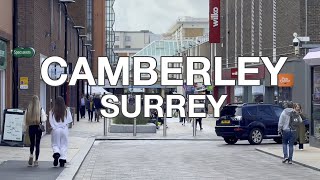 Camberley Town Centre Surrey UK England 🇬🇧 4K HDR [upl. by Cacilie]