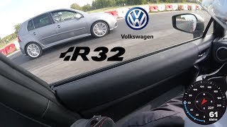 Toyota GT86 vs VW Golf V R32 32 250 [upl. by Nakashima]