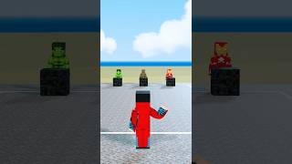 Who’s stronger Hulk vs Ironman vs Thor animation minecraft superhero [upl. by Aiva931]