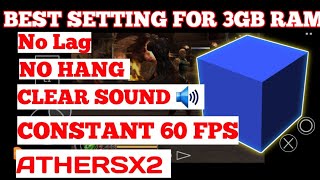 Aethersx2 best settings For 3 GB RAM  Aethersx2 best settings for low end devices [upl. by Odlopoel587]
