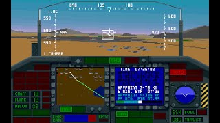 F117A Stealth Fighter 20 PCDOS quotMiddle East 4Missionsquot 1992 MicroProse [upl. by Tnarb]