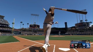 MLB The Show 24 ドジャースvsダイヤモンドバックス 観戦 スタメン適当 [upl. by Arela]