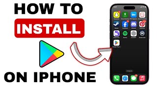 How to install Google play store in iPhone  IOS 17 Latest Update 2024 [upl. by Etteb]