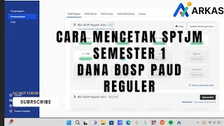 CETAK SPTJM SEMESTER 1 DANA BOSP PAUD 2024 [upl. by Noled56]