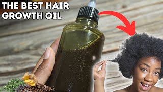 The Most Potent Hair Growth Oil Insane Hair Growth 😮 [upl. by Buskirk]