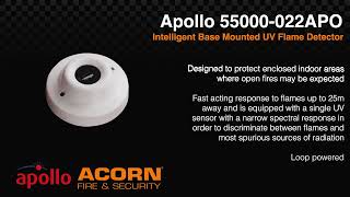 Apollo 55000022APO Intelligent Base Mounted UV Flame Detector  Acorn Fire amp Security [upl. by Airegin]