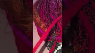 Dreadlocks Dreads Zöpfe Locken Haarverlängerung crochet Braids microrings hairstyle [upl. by Eiclud]