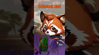 Rucksack und Schmuck fertig vtuber furry redpanda artist art short shorts [upl. by Balcke657]