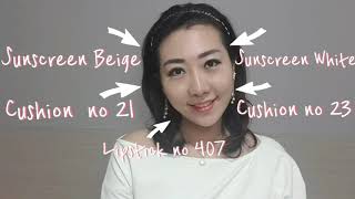 3 Ways to Mix amp Match Atomy Cushion Foundation Atomy Sunscreen Atomy Healthy Glow Base [upl. by Suiddaht]