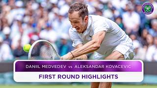 Dominance from Daniil  Daniil Medvedev vs Aleksandar Kovacevic  Highlights  Wimbledon 2024 [upl. by Ahcorb]