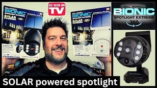 Bionic Spotlight Extreme tested Solar powered spotlight 473 [upl. by Helena]