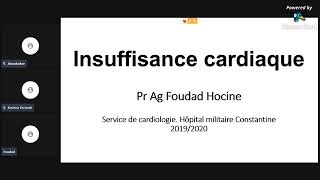 Cours Insuffisance cardiaque  Pr foudad [upl. by Lramaj]