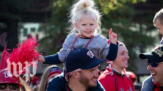 Scenes from the Nationals World Series victory parade [upl. by Avihs517]