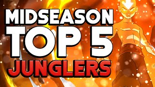 TOP 5 JUNGLERS FOR THE MID SEASON PATCH  Smite [upl. by Lennej356]