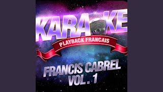 Carte Postale — Karaoké Playback Avec Choeurs — Rendu Célèbre Par Francis Cabrel [upl. by Nylassej567]