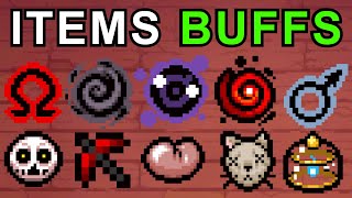 Todos los BUFSS a Items EXPLICADOS Tboi Repentance DLC [upl. by Amadis397]