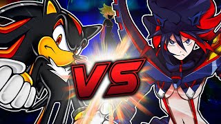 Shadow VS Ryuko Matoi in a DEATH BATTLE FIGHT  Sega Sonic the Hedgehog VS Kill la Kill animation [upl. by Konstance495]