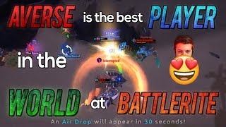 Averse  AVERSE is the best PLAYER in the WORLD at BATTLERITE [upl. by Ennairrek]