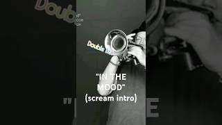 Lead trumpet part first trumpet DOUBLE Bb intro for quotIn The Moodquot by Glenn Miller [upl. by Esirehs924]