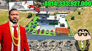 Franklin Buying The Most Expensive Showroom In 10 Minutes In Gta5 With Shinchan [upl. by Noyes]