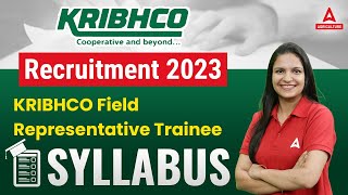 KRIBHCO Recruitment 2023 Syllabus  KRIBHCO Field Representative Trainee [upl. by Ful221]