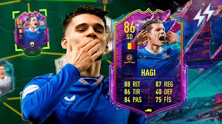 ROTÍSIMOOOOOO IANIS HAGI 86 FUTURE STARS REVIEW FIFA 22 ULTIMATE TEAM [upl. by Dorsy914]