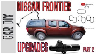 Upper Intake Removal  Heater Hose Replacement  Nissan Frontier [upl. by Nyloc841]