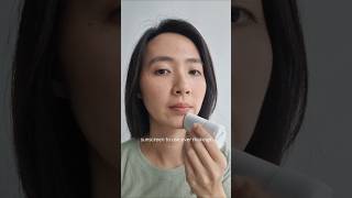 Sunscreen over makeup koreanskincare kbeauty makeup [upl. by Dloreh]