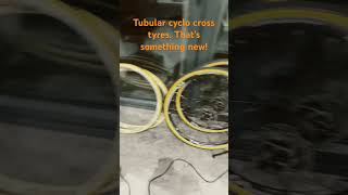 Something new Cyclo cross tubular tyres [upl. by Sullivan]