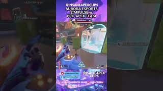 Aurora 9Impulses Solo Domination Against Pro Apex Team in Tournament apexlegends apexlegendclips [upl. by Kire625]