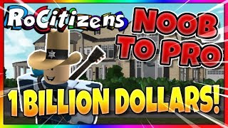 RoCitizens SPENDING 1 BILLION Cash NOOB to PRO  Roblox [upl. by Yhtur]