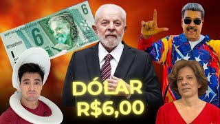 DÓLAR R 600 GRAÇAS AO LULA JÁ SOMOS UMA VENEZUELA DE MADURO [upl. by Atnohs]