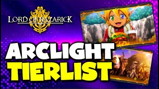 Arclight Tier List  Lord of Nazarick Overlord [upl. by Keppel]