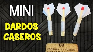 Como hacer Dardos Caseros y una Diana Mini Armas Caseras [upl. by Nemrac]