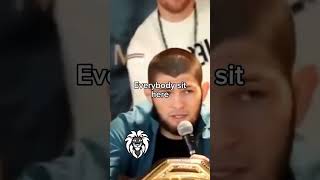 Khabib do not talk about others mental problems khabibnurmagomedovufc motivation ufc [upl. by Johnathan780]