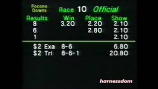 2001 Pocono Downs GALLO BLUE CHIP Walter Case Jr [upl. by Atilrep450]