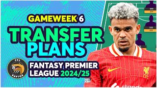 TIME TO WILDCARD 🚨  FPL GAMEWEEK 6 TRANSFER PLANS  Fantasy Premier League Tips 202425 [upl. by Argyle]