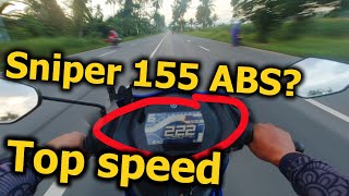 GRABE NAMAN YUNG TOP SPEED  Yamaha Sniper 155 VVA 2024 [upl. by Anahsar]