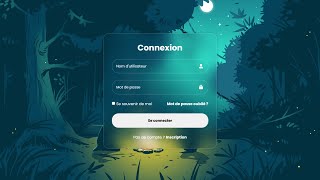 Créer un FORMULAIRE transparent en HTML et CSS [upl. by Oinigih925]