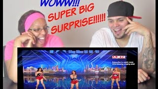 SINGING TRIO MISS TRES BIG SURPRISE AGT EP 3 REACTION [upl. by Ayanaj797]