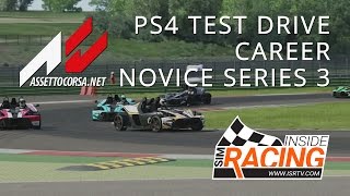 Assetto Corsa PS4 Test Drive  Career Novice Series 3 with KTM X Bow R [upl. by Alleciram]