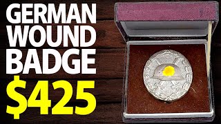 425  WW2 German Silver Wound Badge Unboxing  Maker 65 Klein amp  Military Antiques Toronto [upl. by Yecak]