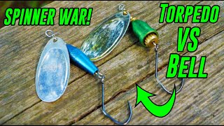 Spinner Fishing WARS Torpedo Body VS Bell Body SPINNERS [upl. by Sophia]