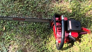 homelite big red xl chainsaw review [upl. by Tera]