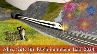 Alles Gute im neuen Jahr 2024  Zugfahrten mit Doppel  ICN [upl. by Mira]