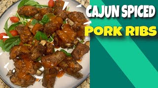 Cajun Spiced Pork Ribs  Ninja Cooking System Recipe  Gie Cucina shorts [upl. by Llener]