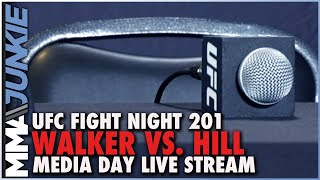 UFC Fight Night 201 Walker vs Hill media day live stream [upl. by Safier544]