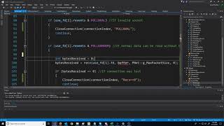C Nonblocking Sockets Winsock Tutorial 5 Receiving Packet Size amp Processing [upl. by Norrag438]