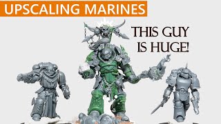 Upscaling Space Marines a Sons of Horus warlord for 40k conversion [upl. by Nylrac497]